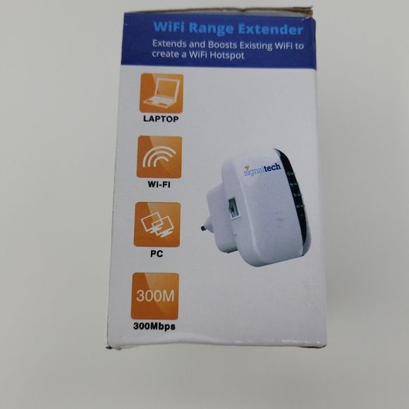 Signaltech Wifi Range Extender Internet Signal Booster Wifi Hotspot NEW - Picture 2 of 7